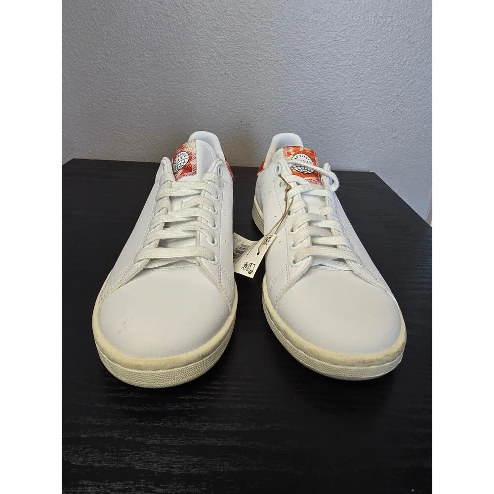Adidas Stan Smith end plastic waste white sneakers mens size 6‎